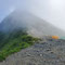 五竜山荘テント設営地