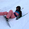 Skifahrer in ihrem Element...