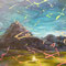 「coming to the mountain」　2017／キャンバス、アクリル／91.0×116.7cm