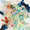 「pulsate」　2014／パネル・綿布、油彩／145.5×145.5cm