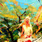 「prayer」　2012／パネル・綿布、アクリル・油彩／162.0×324.0cm