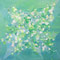 「カスミソウ-Gypsophila elegance-」　2019／パネル・キャンバス地、アクリル／22.0×22.0cm
