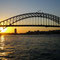 Sunset Sydney Bridge