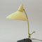 Table Lamp Italian design, stilnovo-era 1950's. Painted metal and brass. Max.H. 45cm.