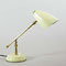 Desk lamp Italian design, probably Stilux Milan, 1950's. Brass and painted metal. Max.H. 30cm.