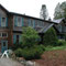 cypress siding (intentionally rustic), zinc standing seam roof, geothermal radiant heating