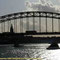 Nijmegen; Brücke im Gegenlicht