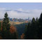 Blick über Bischofsgrün zum Schneeberg (Fichtelgebirge)