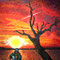 Let me! - Appropriation Van Gogh | Oil on canvas | 120 x 140 cm