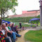 Auf der Fanmeile in Prenzlau am vierten Stern Tag unterwegs /// Foto: Silvia Surrek 