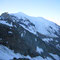 Blick in die WNW-Flanke des Weissmies während der Querung des Lagginhorngletschers.