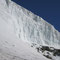 Die Seracs oberhalb der Eisnase.