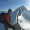 Am Windjoch mit dem Ulrichshorn im Hintergrund.