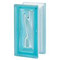 Design Pegasus R09 Glasbaustein 9x19 Glasstein 19x9,4x8 Glass Blocks glasbausteine Pegasus Dusche Duschwand Runde Wand Aquamarin Acquamarin aquamarine Wavy Wolke Wave transparent glass blokker Lasitiilet Glasblock Lasi Tiili gler blokkir Glazen bouwstenen