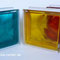 Brilly Red Rot SEVES 1919/8 Wave Glass Blocks Colour Farbe Farbige Glasstein Glasbausteine Deutschland Österreich Schweiz Luxemburg France Belgique Briques de verre Italia mattoni vetro Nederlande ne glazen blokken Bouwstenen Danmark Dansk glasblokke glas
