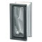 Design Pegasus R09 Glasbaustein 9x19 Glasstein 19x9,4x8 Glass Blocks glasbausteine Pegasus Dusche Duschwand Runde Wand Blau nordic nordica grau Wavy Wolke Wave transparent  Glazen blokken υαλότουβλα Glasbaksteen Glas Blokke Glastegel klaasplokid stikla bl
