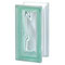Design Pegasus R09 Glasbaustein 9x19 Glasstein 19x9,4x8 Glass Blocks glasbausteine Pegasus Dusche Duschwand Runde Wand grün green verde vert Wavy Wolke Wave transparent steklo bloki  Glazen bouwstenen Glas Stegels steklo bloki  Glasdallen Glazen blokken υ