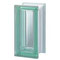 Design Pegasus R09 Glasbaustein 9x19 Glasstein 19x9,4x8 Glass Blocks glasbausteine Pegasus Dusche Duschwand Runde Wand Blau green verde vert grün Vollsicht Smooth Clearview Lisse Glatt transparent steklo bloki  Glass Blocks Briques de verre Bloques de vid