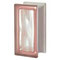 Design Pegasus R09 Glasbaustein 9x19 Glasstein 19x9,4x8 Glass Blocks Pegasus Dusche Duschwand Runde Wand rosa pink rose Wavy Wolke Wave satiniert eine seite sahara 1s sat 1 lato Glasblock Lasi Tiili gler blokkir Glazen bouwstenen Glas Stegels Glasdallen G