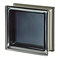 Mendini Design BLACK 30% Q19 T MET Pegasus Schwarz Vollsicht metallisiert smooth metallised metallizzato Glasbaustein Glasstein Glass Blocks Glasbausteine Glassteine Clearview Glasbausteine-center.de Glasbausteine-center стъклени блокове Glass Bricks זכוכ
