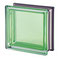 Mendini Design MALACHITE 100% Q19 T MET Pegasus Malachit Vollsicht metallisiert smooth metallised metallizzato Glasbaustein Glasstein Glass Blocks Glasbausteine Glassteine Clearview Glasbausteine-center.de Glasbausteine-center Glazen bouwstenen Glas Stege