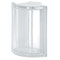 Clear 1919/8 Corner Clearview Clear Eckstein (19x10,2x8) Klar Endstein Rund Glasbausteine Glass Blocks Glassteine Briques de verre Solaris Abschlussstein Glasstein Glasblock Glass Blokker France Glasblokke Lasitiilet Glasblock Glasbaksteen België Glazen