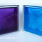 Brilly Blue SEVES 1919/8 Wave Glass Blocks Colour France Belgique Briques de verre Italia mattoni vetro Nederlande ne glazen blokken Bouwstenen Danmark Dansk glasblokke glas byggeblok Glas blokke Finland glasblock Sveden Lasitiili España Bloques vidrio Po