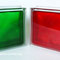 Brilly Red SEVES 1919/8 Wave Glass Blocks Colour France Belgique Briques de verre Italia mattoni vetro Nederlande ne glazen blokken Bouwstenen Danmark Dansk glasblokke glas byggeblok Glas blokke Finland glasblock Sveden Lasitiili España Bloques vidrio Por