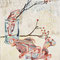 'knochen & beeren', 2013, öl auf leinwand, 50 x 70 cm