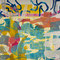'ripped pool', 2018, monotypie , 200 x 150 cm