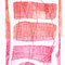 'tausendfädrige zweieinigkeit', 2017, litho graphie und zeichnung, 38 x 48  cm