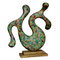 In Eile | Komposition mit Rot | H x B x T: 43 x 37,5 x 17 cm | Keramik