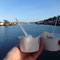 Eis in Kinsale am Hafen