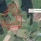 Die Aufarbeitung durch den NABU zeigt das nach denGeodaten der Planungsgemeinschaft gezeichnete Vorbehatsgebiet am Reinertsberg bei Brück, Gemarkung Oberehe, mit hinterlegtem Luftbild.
