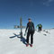 Gerti auf dem Simploner Breithorn