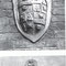 Stemmi gentilizi sui muri delle case del paese