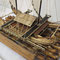 37-16 古代ポリネシア舟 Old Polynesian Ship  ② 1600頃    ③?不詳     ④ 1/２２     ⑤ 自作 ⑥ 志村  健次 　Kenji Shimura