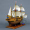 37-25 ゴールデン･ハインド Golden Hind  ② 1577   ③ イギリス  ④ 1/50　⑤ ウッディジョー ⑥ 松永　望  　Nozomu  Matsunaga