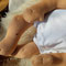  45er Babypuppe für Rosalie - April 2022 - Haut Toffee, Haar dt Mohair Pippi-rot, Finger, Zehen, Ohren, Schnullermagnet, kleine Leberflecken