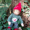 Willi Waldzwerg - Juli 2019 - 30er Gliederpuppe- Haut Sommerteint - mit Grübchen