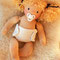 Für Anna - März 2018 - 45er Babypuppe - mit Schnullermagnet, Haar goldblond dt. Mohair-Bouclé