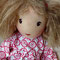 Für Elea - Oktober 2019 - 40er Gliederpuppe - asiatische Augen, Haar niederl. Mohair Golden Brown