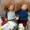 Für Jabke & Jiska - Juni 2019 - Puppenzwillinge, 40er Größe, Haarfarbe Golden Brown, Augen stahlblau m. Lp., Sommersprossen, Leberflecken