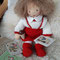 Kleine Dani - Inneres Kind Puppe für Daniela nach altem Kinderfoto - 35er Gliederpuppe - März 2023