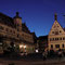 Rothenburg am Abend: Rathaus und Marktplatz