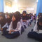 GAMBAR 4: Semua pelajar mendengar sedikit maklumat ringkas jika ada selepas bacaan doa Yasin dibacakan.