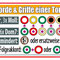 Für jede Tonart gleich: 12 mögliche Grund-Griffe · 7 Stufen: 3x Dur, 3x Moll, 1x vermindert (als Ersatz dient hier der Dominantsept-Akkord/Dom7 der Stufe V) · bis zu 6 Dom7-Akkorde, um Spannung zu erzeugen · mögliche Folge-Akkorde zum Auflösen