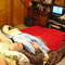 Couchage dans le salon devant la TV