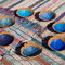 Cycle du bleu sur les tapis de Café Tissardmine