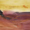 Désert 4 - Peinture sur papier - 50 x 30 cm